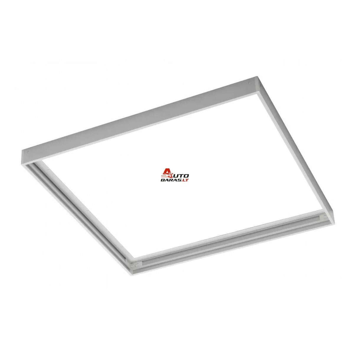 Rėmelis virštinkinis aliuminis baltas LED panelėms Typu King, Prince, Innovo GTV GT-RM60X60-00
