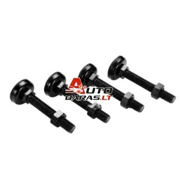 Reguliuojamo aukščio spintos kojelės (100mm, Ø12mm)