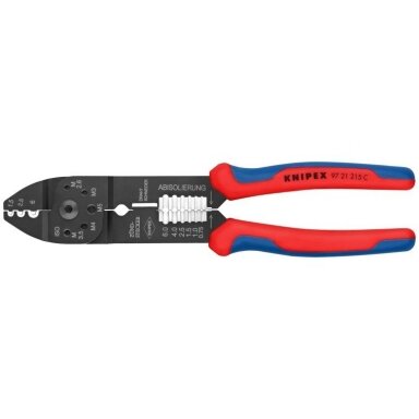 Replės laidų užspaudimui ir nuvalymui 215mm KNIPEX Replės laidų užspaudimui ir nuvalymui 215mm KNIPEX