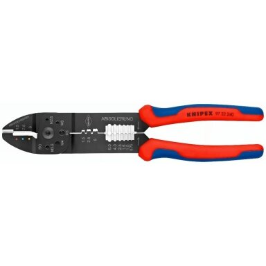 Replės laidų užspaudimui ir nuvalymui 240mm KNIPEX Replės laidų užspaudimui ir nuvalymui 240mm KNIPEX