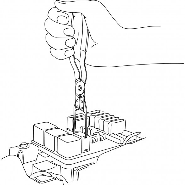 Replės relei nuimti 220mm 1