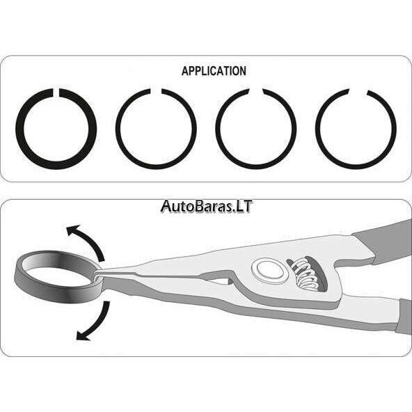 ELLIENT TOOLS Replės žiedų išplėtimui 2