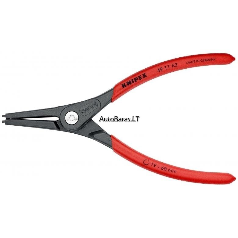 Replės išoriniams žiedams 180mm (Ø19-60mm) KNIPEX