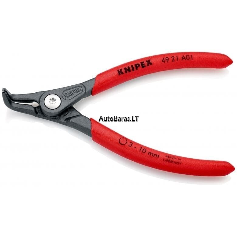 Replės išoriniams žiedams. Lenktos 130mm (Ø3-10mm) KNIPEX 2