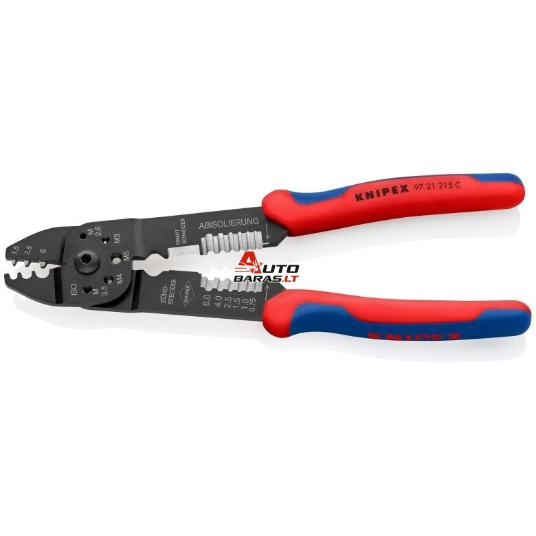 Replės laidų užspaudimui ir nuvalymui 215mm KNIPEX 1