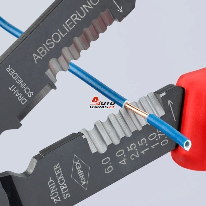 Replės laidų užspaudimui ir nuvalymui 215mm KNIPEX 8