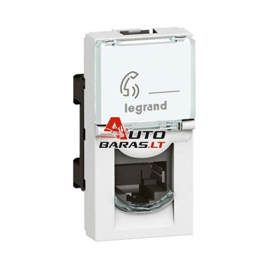 RJ11 lizdas Mosaic Legrand 078730 (white) RJ11 lizdas Mosaic Legrand 078730 (white)