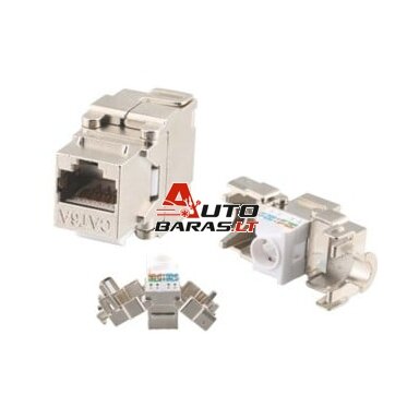 RJ45 lizdas Cat.5e FTP LLK-2015-Cat5e (180°, 23–26 AWG, 100MHz, 110/Krone, 568-A/B) RJ45 lizdas Cat.5e FTP LLK-2015-Cat5e (180°, 23–26 AWG, 100MHz, 110/Krone, 568-A/B)