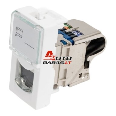 RJ45 lizdas LK-FP176B-S-C6A (Cat6A, STP, 22.5x45mm)