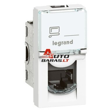 RJ45 lizdas Mosaic FTP 6 Legrand 076562 (white) RJ45 lizdas Mosaic FTP 6 Legrand 076562 (white)