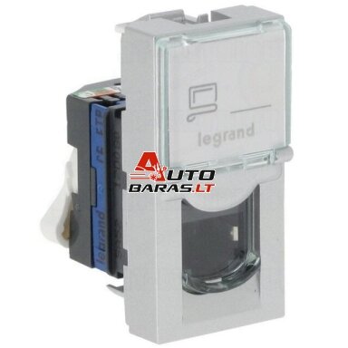 RJ45 lizdas Mosaic UTP 6 Legrand 076562 (white) RJ45 lizdas Mosaic UTP 6 Legrand 076562 (white)