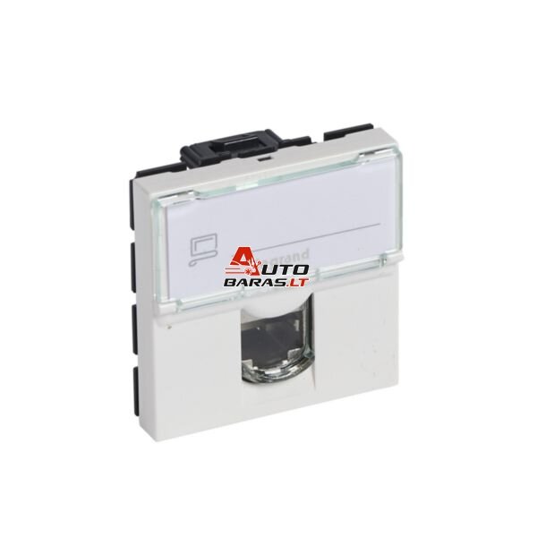 RJ45 lizdas Legrand Mosaic 076564 (Baltas, UTP Cat6, 2 mod.)