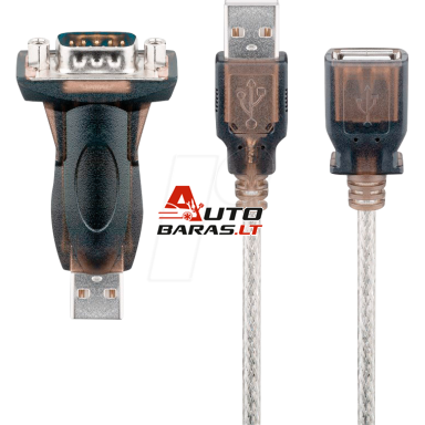 RS232 USB su USB prailginimu ir CD