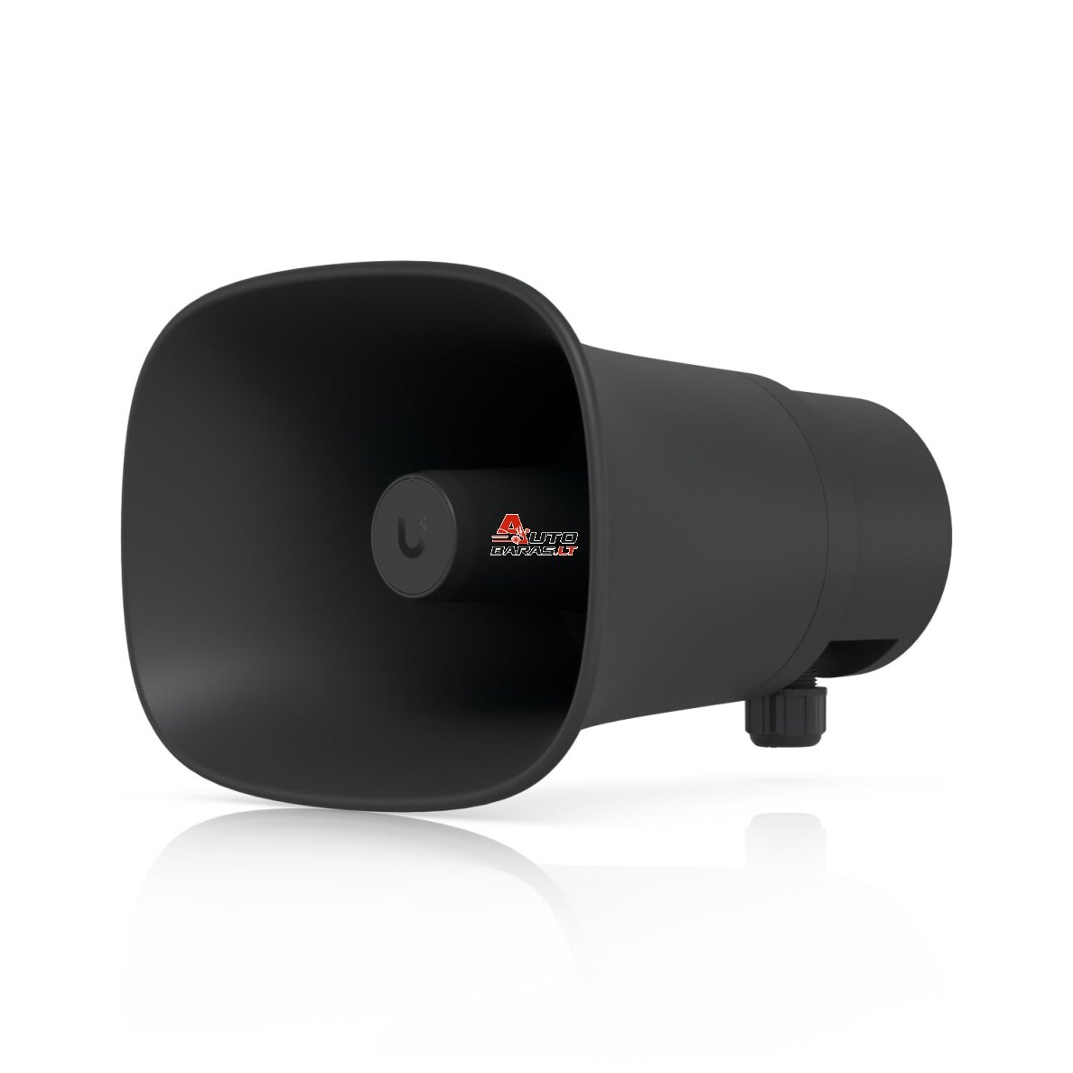 Ruporinis garsiakalbis Ubiquiti UP-AI-Horn-Speaker-B (juodas, 120dB, PoE+, IPX5)