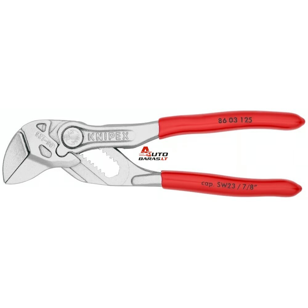 Santechninės replės-raktas KNIPEX su fiksavimu