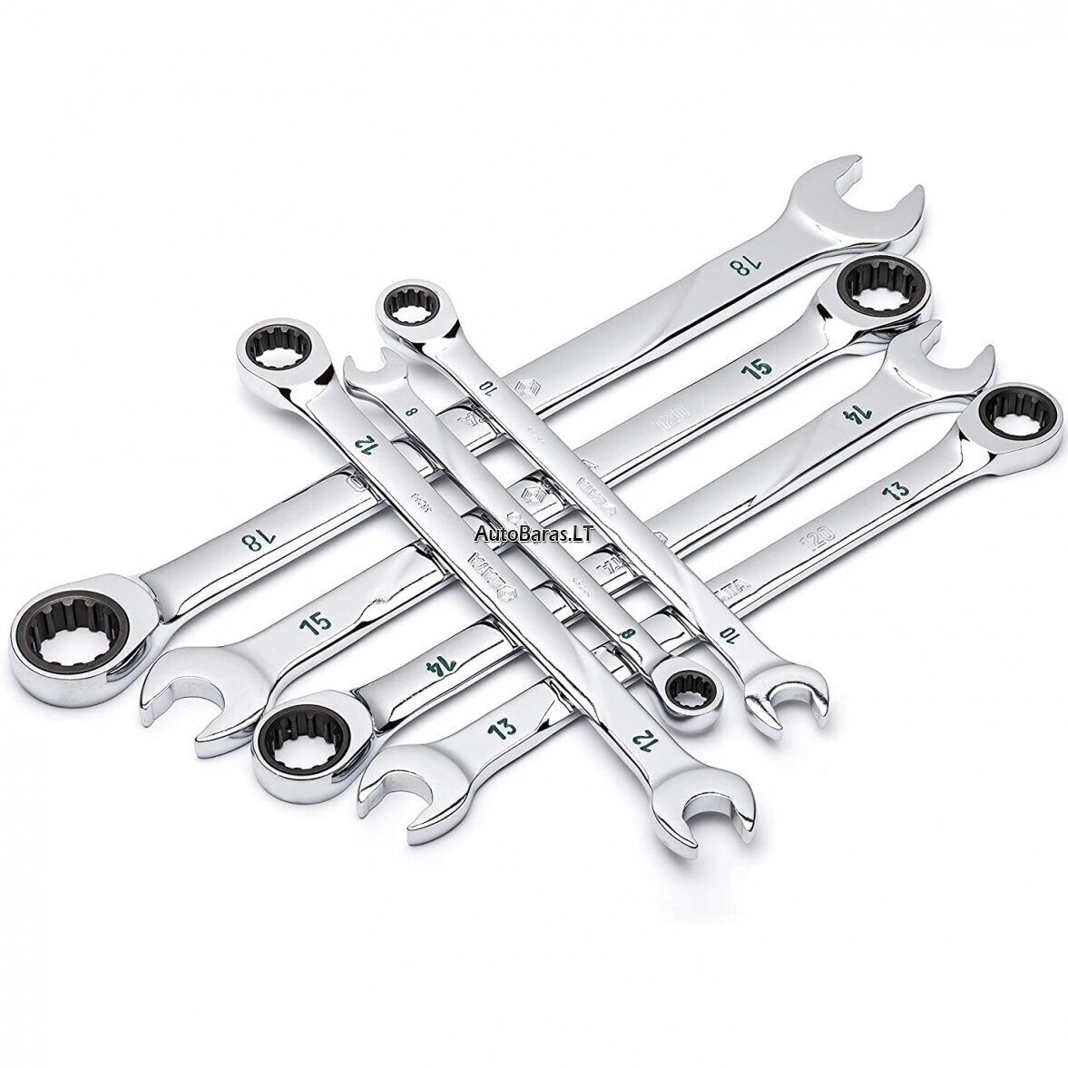 SATA RAKTŲ SU TERKŠLE RINKINYS (7VNT) 120P 2