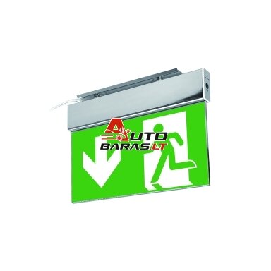 SALED-3 LED evakuacinis šviestuvas (3W, 6400K, IP 44, 900mAh)