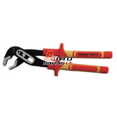 Santechninės replės 250mm VDE dėžutės tipo Santechninės replės 250mm VDE dėžutės tipo