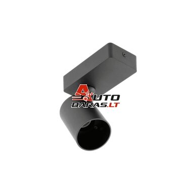 SANTO LED šviestuvas (apvalus, aliuminis, juodas, 20W, IP20) GTV OS-SAN20WOK1-00