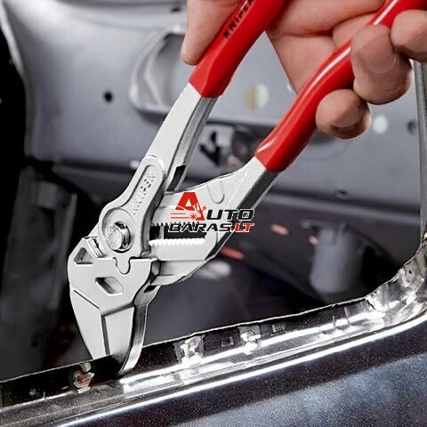 Santechninės replės-raktas KNIPEX su fiksavimu 6