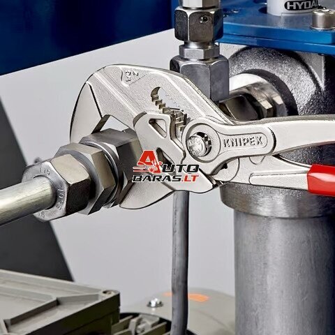 Santechninės replės-raktas KNIPEX su fiksavimu 24