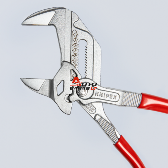 Santechninės replės-raktas KNIPEX su fiksavimu 10