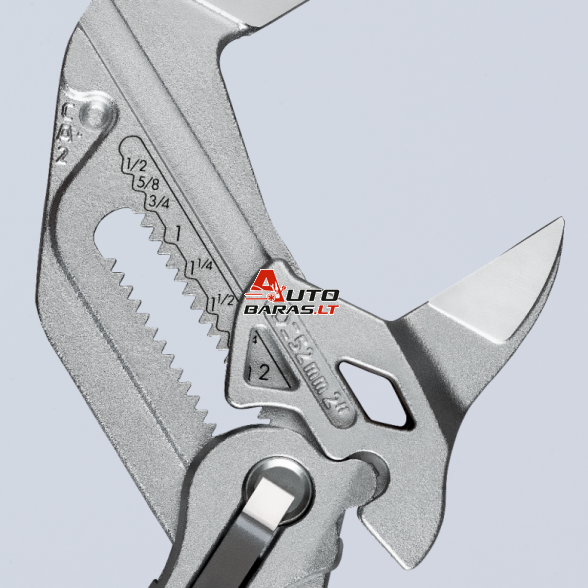 Santechninės replės-raktas KNIPEX su fiksavimu 11
