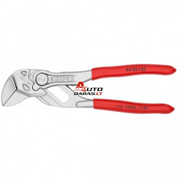 Santechninės replės-raktas KNIPEX su fiksavimu