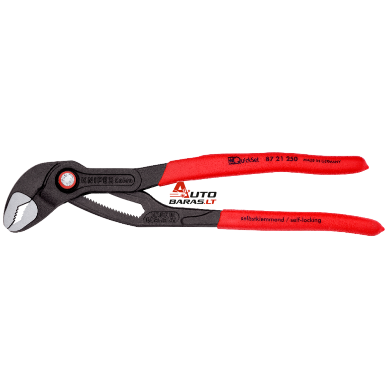 Santechninės replės KNIPEX Cobra su greitu fiksavimu 250mm