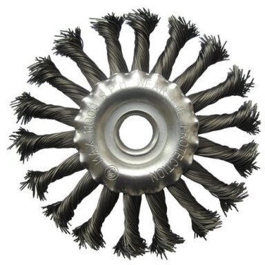 ŠEPETYS VIELINIS DISKO TIPO, SUSUKTAS, 150X22.2MM