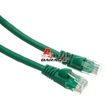 SF/UTP patch kabelis PVC CAT5e 1m (žalias)