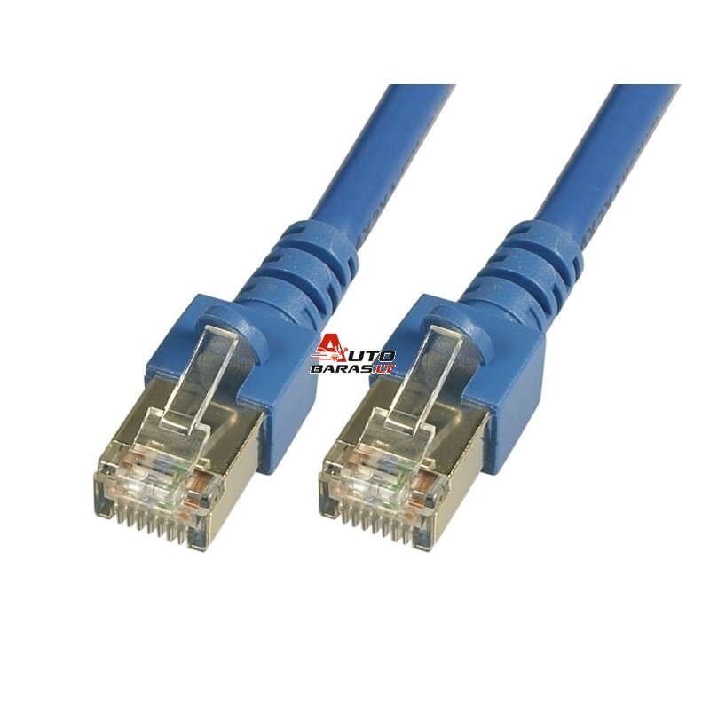 SF/UTP patch kabelis PVC CAT5e 1m (mėlynas)