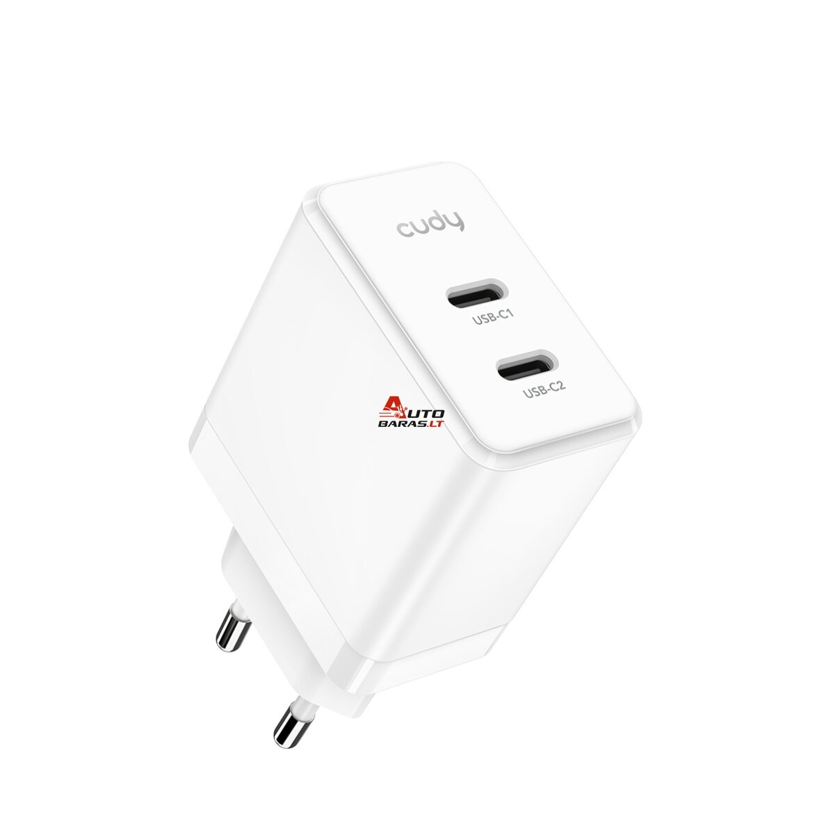 Sieninis įkroviklis Cudy CH40_EU (2x USB-C, 40W)