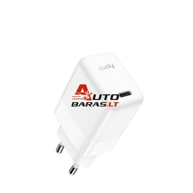 Sieninis įkroviklis Cudy CH30_EU (1x USB-C, 30W) Sieninis įkroviklis Cudy CH30_EU (1x USB-C, 30W)