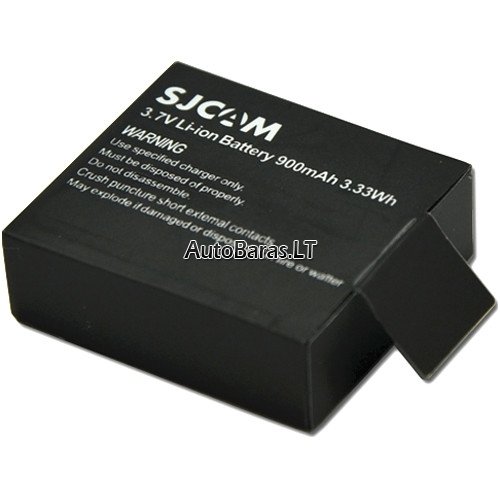 SJCAM SJ4000 ; SJ5000 ir kitos serijos baterija