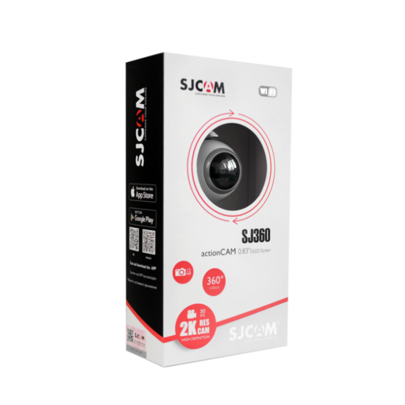 SJCAM 360 veiksmo kamera (fish eye) 4