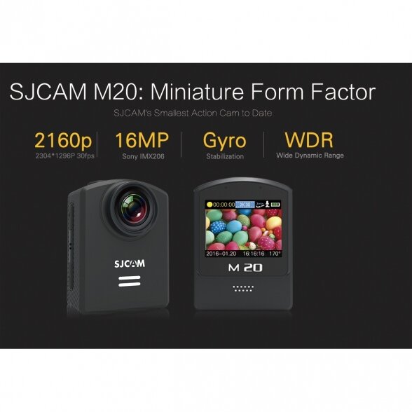 SJCAM M20 veiksmo kamera 4