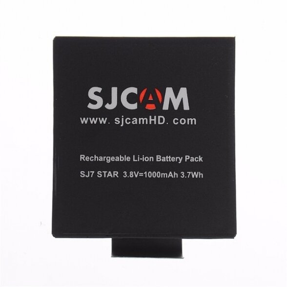 SJCAM SJ7 Star veiksmo kameros baterija