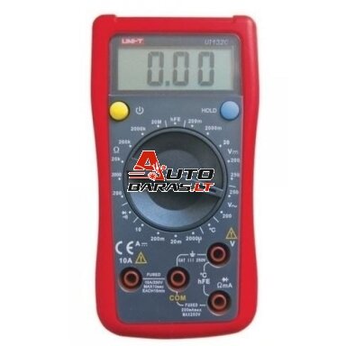 Skaitmeninis multimetras UT132C CAT II Skaitmeninis multimetras UT132C CAT II