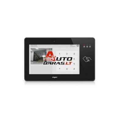 Skaitytuvas ROGER MD70 (7 colių liečiamas ekranas, integruota kamera, mifare, DESfire/Plus, vidaus) Skaitytuvas ROGER MD70 (7 colių liečiamas ekranas, integruota kamera, mifare, DESfire/Plus, vidaus)