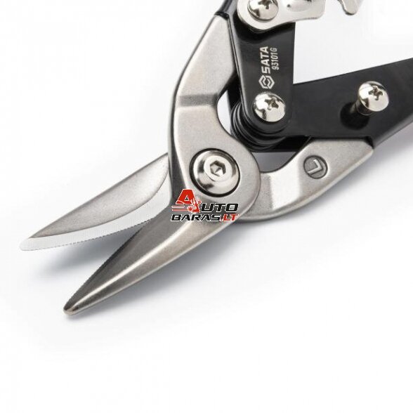 SATA Skardos kirpimo žirklės 250mm (kairinės) 3
