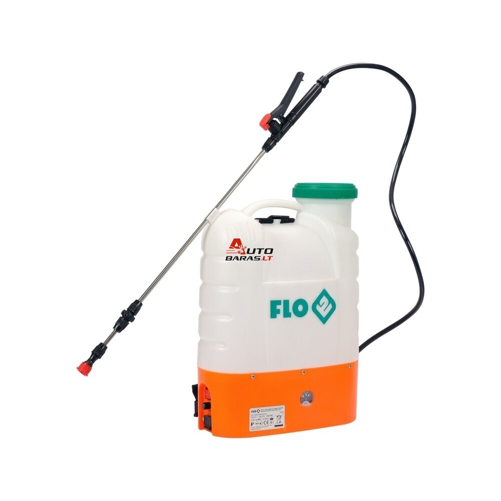 FLO Slėginis purkštuvas su bakeliu 16l 12V 8000mAh 2