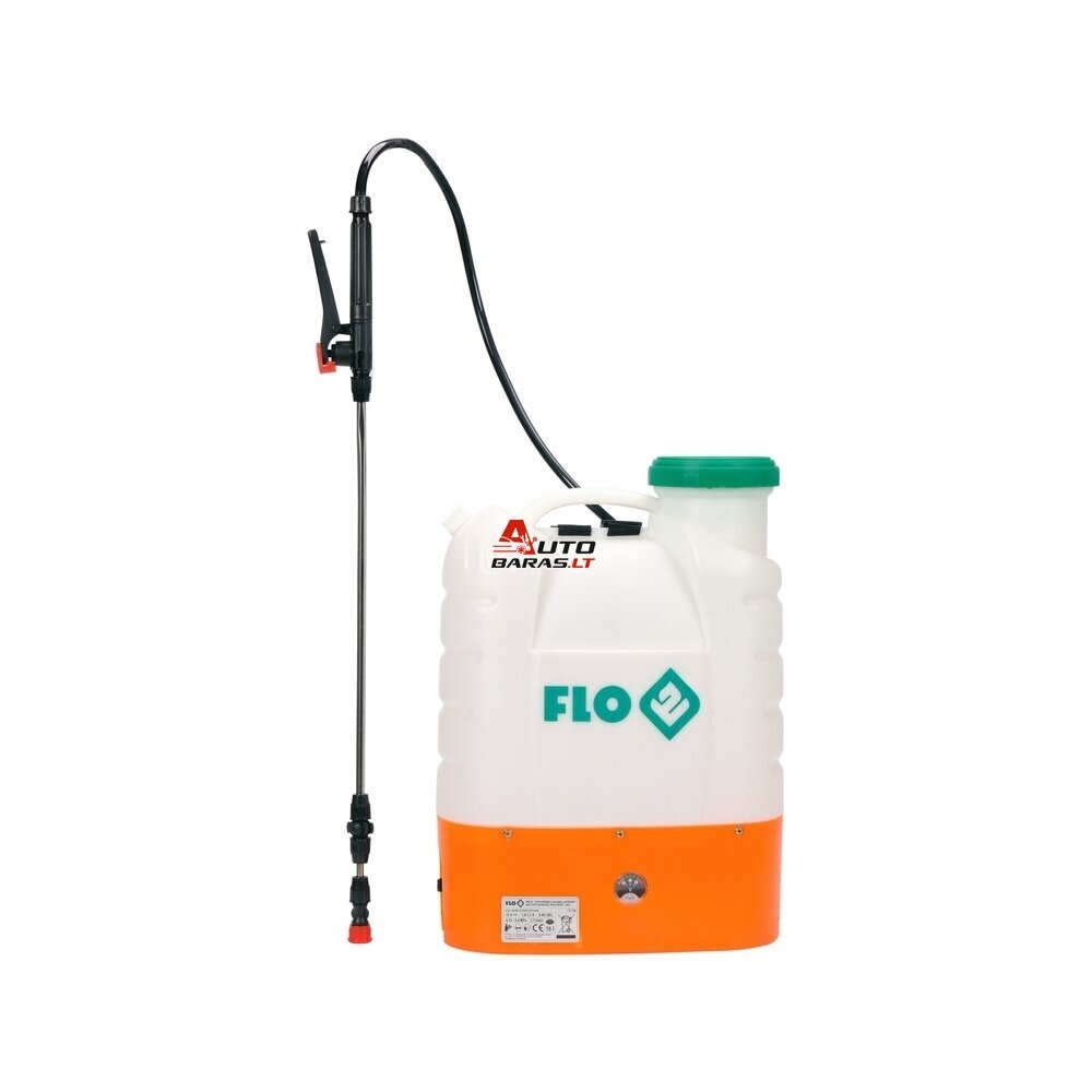 FLO Slėginis purkštuvas su bakeliu 16l 12V 8000mAh