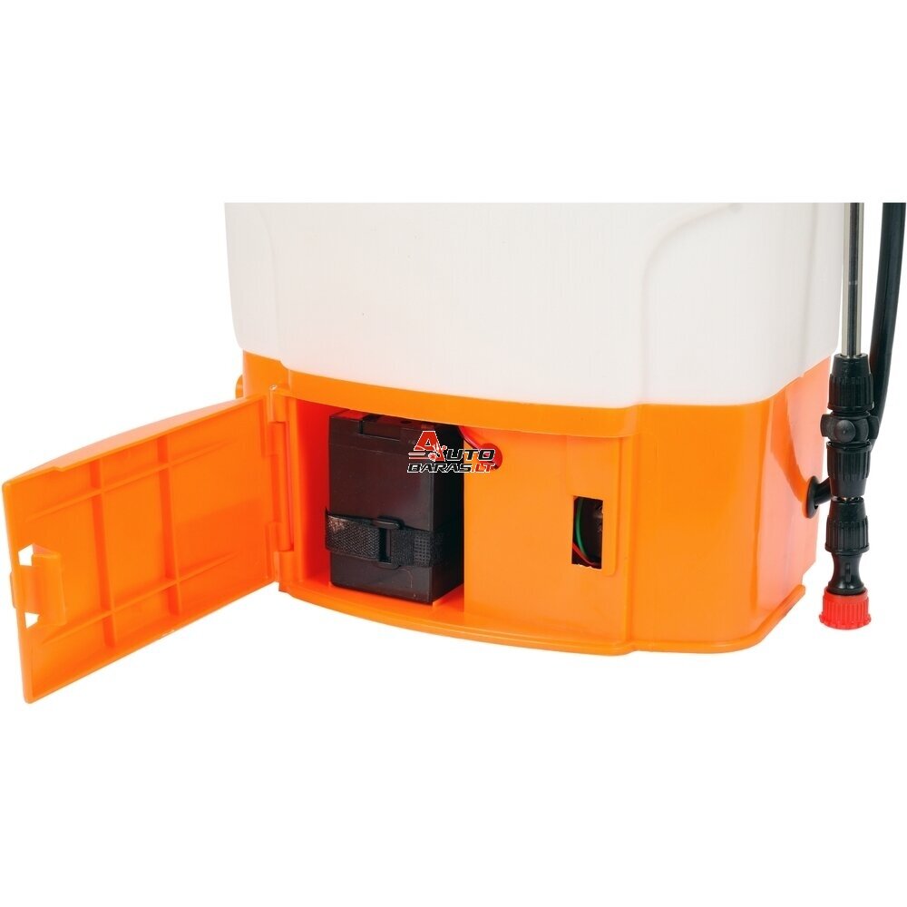 FLO Slėginis purkštuvas su bakeliu 16l 12V 8000mAh 4