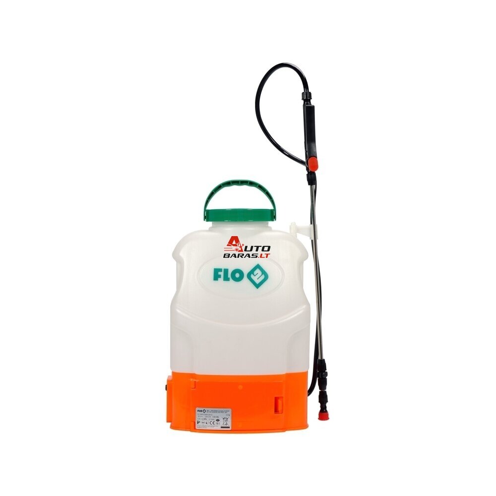 FLO Slėginis purkštuvas su bakeliu 16l 12V 8000mAh