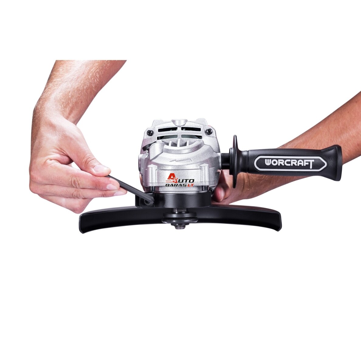 WORCRAFT Šlifuoklis kampinis 230mm 2400W AG24-230B 5
