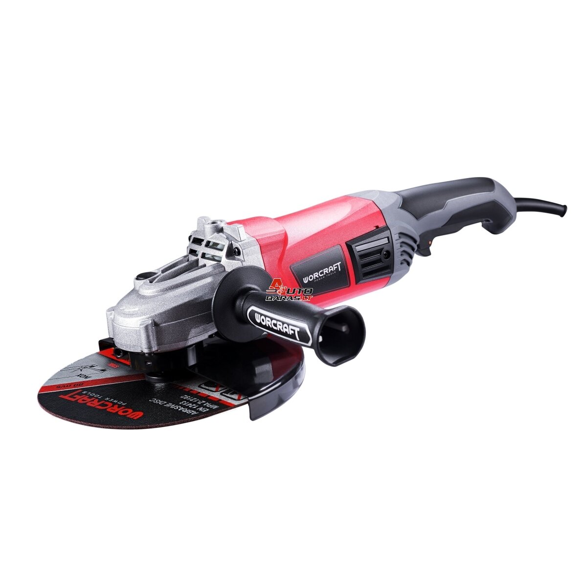 WORCRAFT Šlifuoklis kampinis 230mm 2400W AG24-230B