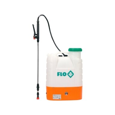 FLO Slėginis purkštuvas su bakeliu 16l 12V 8000mAh FLO Slėginis purkštuvas su bakeliu 16l 12V 8000mAh