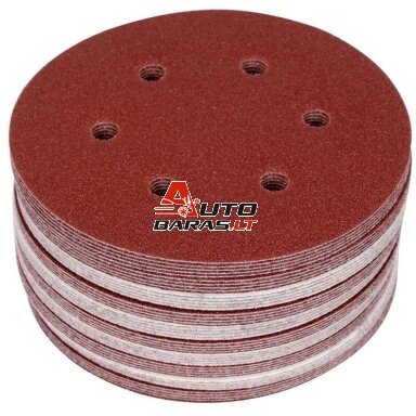 YATO Šlifavimo popierius 150mm (6 skylių) (50vnt) YATO Šlifavimo popierius 150mm (6 skylių) (50vnt)