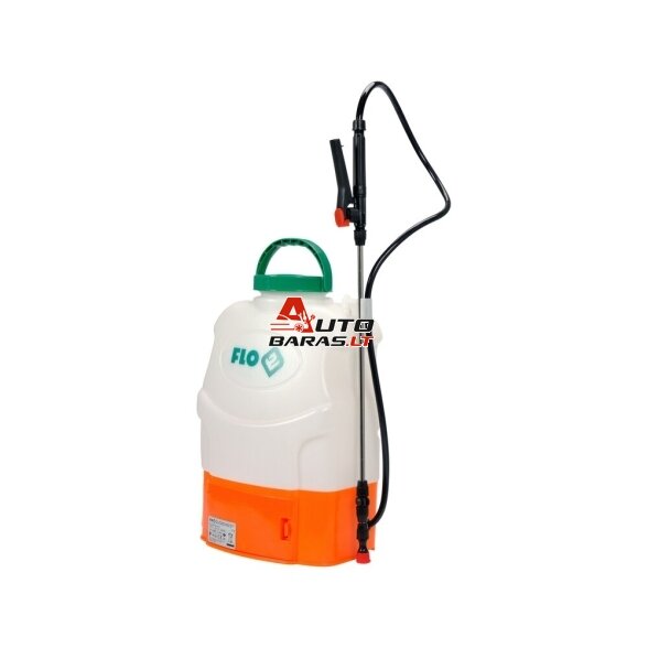 FLO Slėginis purkštuvas su bakeliu 16l 12V 8000mAh 2